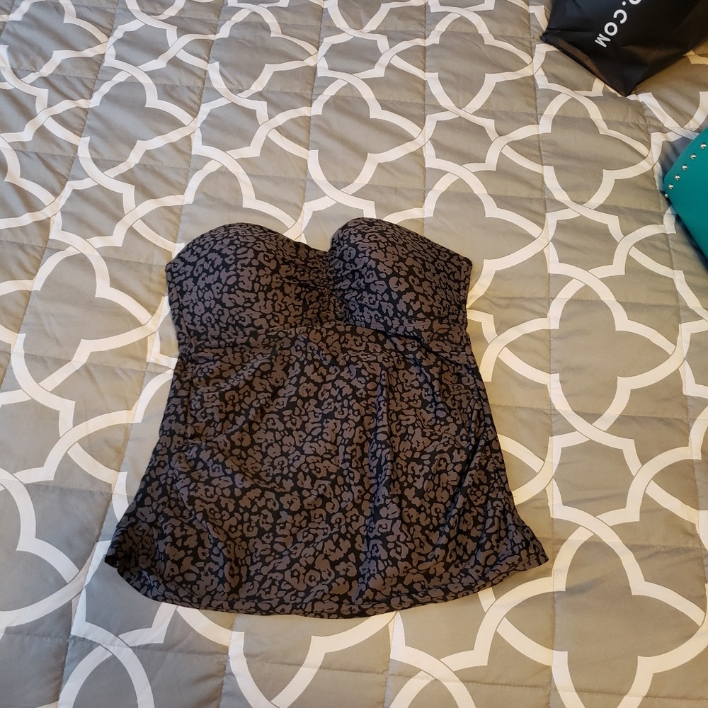 Swim halter top